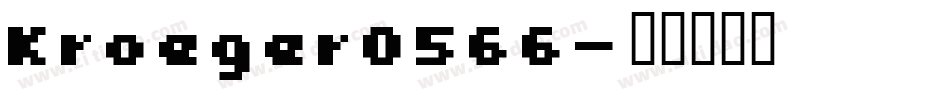 Kroeger0566字体转换