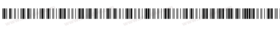 LibreBarcode128-Regu字体转换