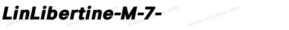 LinLibertine-M-7字体转换