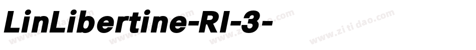 LinLibertine-RI-3字体转换