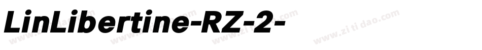 LinLibertine-RZ-2字体转换