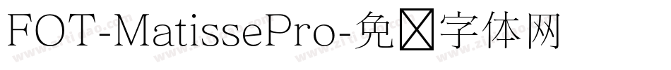 FOT-MatissePro字体转换