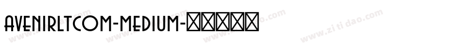 avenirltcom-medium字体转换
