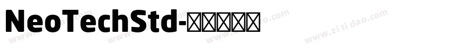 NeoTechStd字体转换