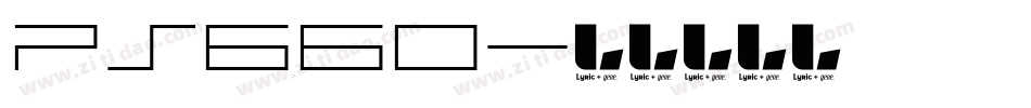 ps660字体转换