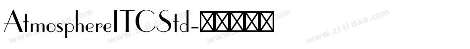 AtmosphereITCStd字体转换