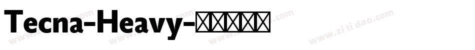Tecna-Heavy字体转换