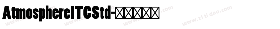 AtmosphereITCStd字体转换