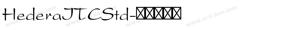 HederaITCStd字体转换