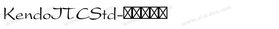 KendoITCStd字体转换