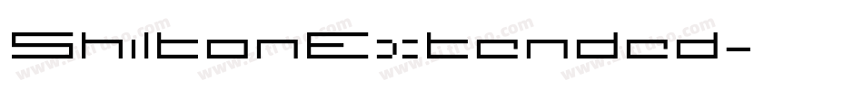 ShiltonExtended字体转换