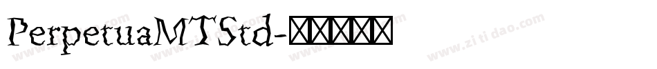 PerpetuaMTStd字体转换