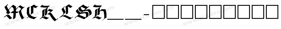 MCKLSH__字体转换