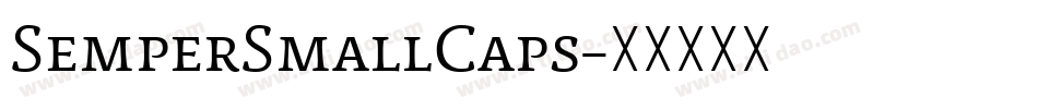 SemperSmallCaps字体转换