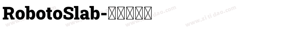 RobotoSlab字体转换