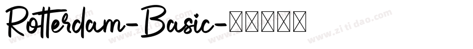 Rotterdam-Basic字体转换