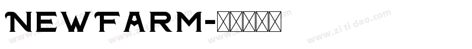 NewFarm字体转换