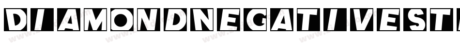 DiamondNegativeStd字体转换