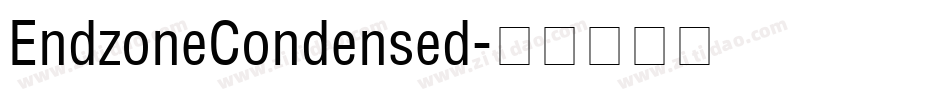 EndzoneCondensed字体转换