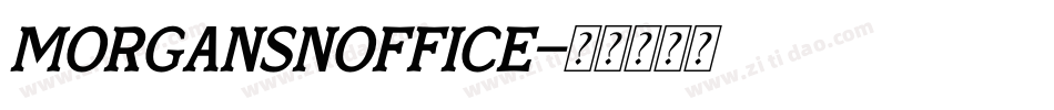 MorganSnOffice字体转换