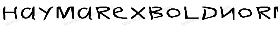 HaymarExBoldNormal字体转换