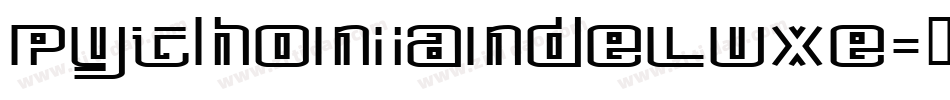 PythonianDeluxe字体转换