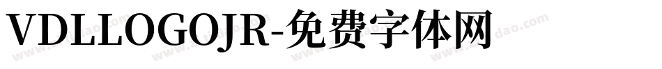 VDLLOGOJR字体转换