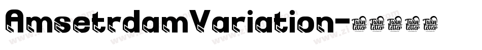 AmsetrdamVariation字体转换