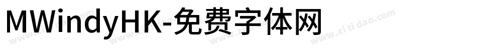 MWindyHK字体转换