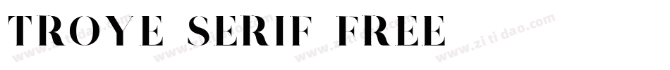 Troye-Serif-Free-2字体转换