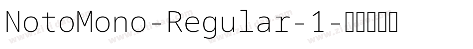 NotoMono-Regular-1字体转换