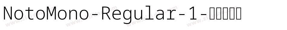 NotoMono-Regular-1字体转换