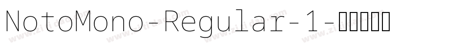 NotoMono-Regular-1字体转换