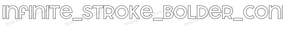 Infinite_Stroke_Bolder_Cond字体转换