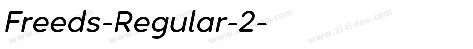 Freeds-Regular-2字体转换