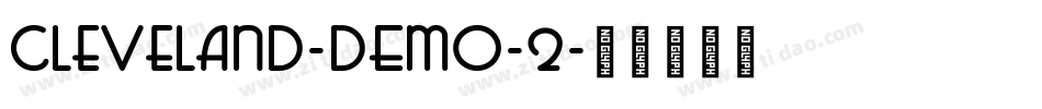 Cleveland-DEMO-2字体转换