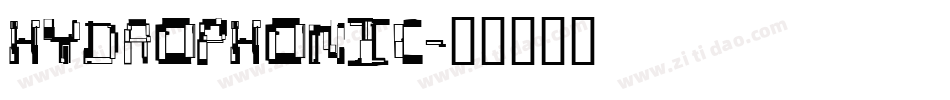 HydrophoNIC字体转换