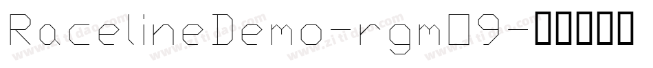 RacelineDemo-rgmO9字体转换