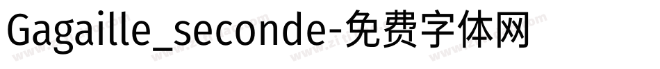 Gagaille_seconde字体转换