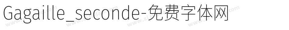 Gagaille_seconde字体转换