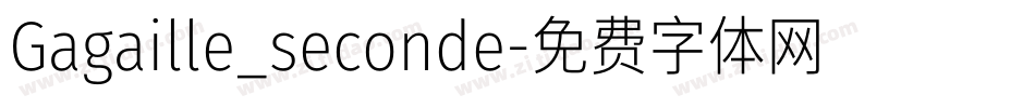 Gagaille_seconde字体转换