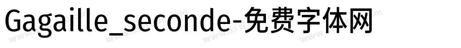 Gagaille_seconde字体转换