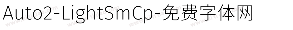 Auto2-LightSmCp字体转换