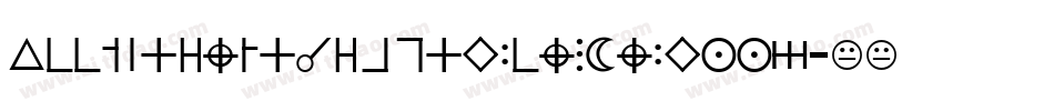 IlluminatiOneDisplayCapsSSK字体转换