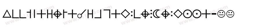 IlluminatiOneDisplayCapsSSi字体转换