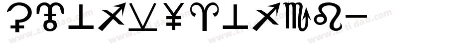 SJxinyaxihe字体转换