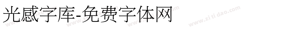 光感字库字体转换