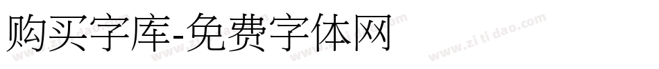 购买字库字体转换