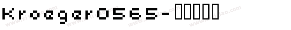 Kroeger0565字体转换