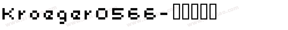 Kroeger0566字体转换